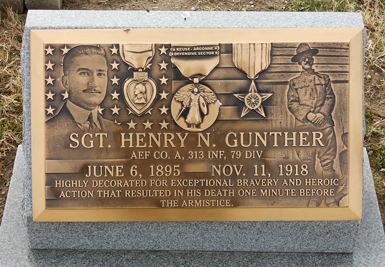 Private Henry Gunther - the last man killed in World War I